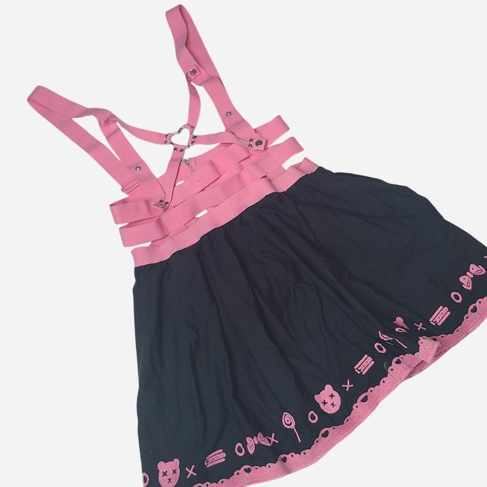 Pink and Black Chemise